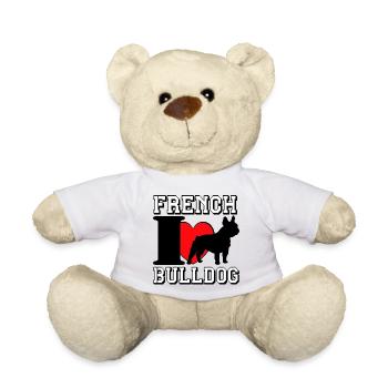 Bouledogue français .............................. - Nounours - blanc - Devant