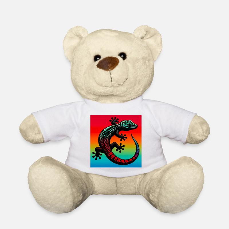 Gecko - Nounours - blanc