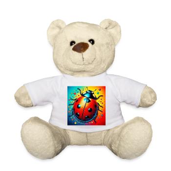 ladybird - Teddy Bear - white - Front