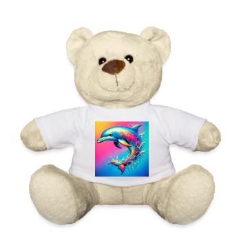 dauphin - Nounours - blanc - Devant