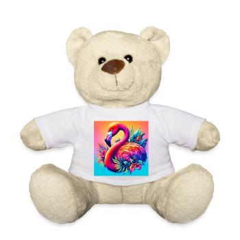 Flamingo - Teddy - Weiß - Vorne