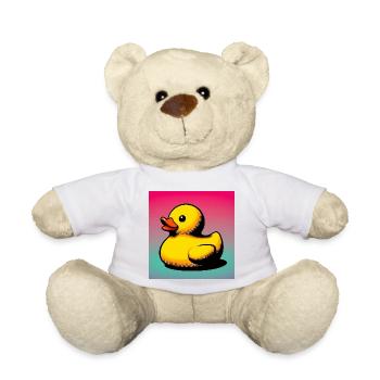 Duckling Duck Duck Duck - Teddy Bear - white - Front