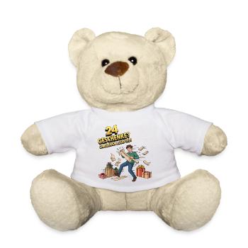 24 gifts? Challenge Accepted ! - Teddy Bear - white - Front