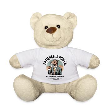 Geduld ist Power Camel Kaffee - Teddy - Weiß - Vorne