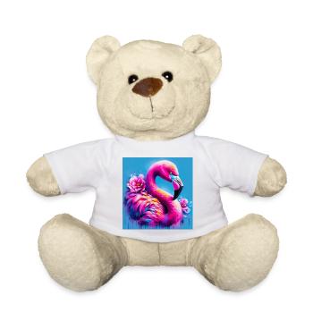 Flamant - Nounours - blanc - Devant