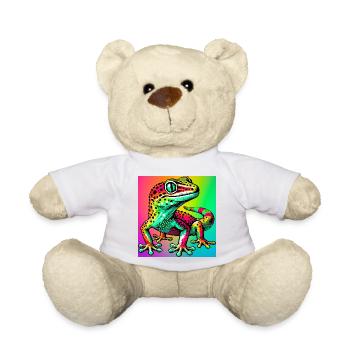 Gecko - Teddy Bear - white - Front