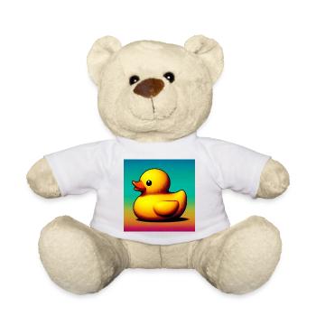Caneton Canard Canard Canard - Nounours - blanc - Devant