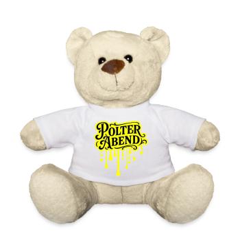 Polter Abend Polterhochzeit - Teddy - Weiß - Vorne