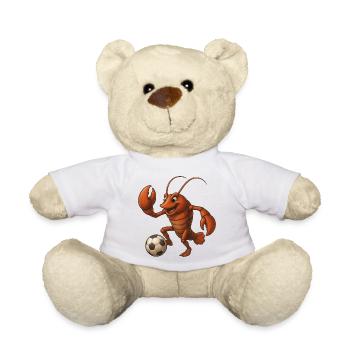 Mignon homard joueur de football drôle club de football - Nounours - blanc - Devant