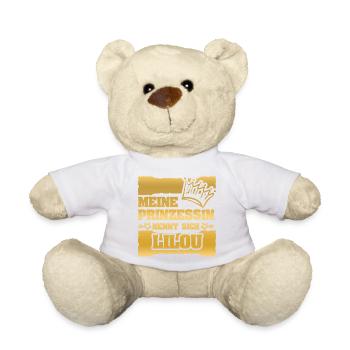 Majestueuse princesse disant Lilou - Nounours - blanc - Devant
