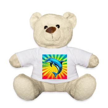 Delfin - Teddy - Weiß - Vorne