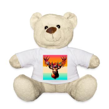 Deer - Teddy Bear - white - Front