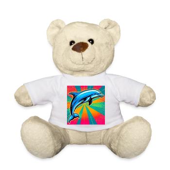 Delfin - Teddy - Weiß - Vorne