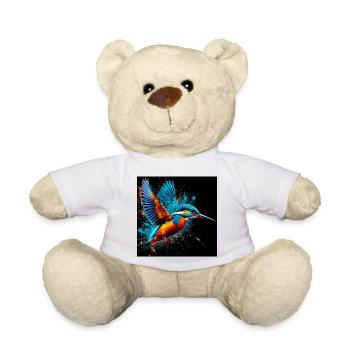 martin-pêcheur - Nounours - blanc - Devant