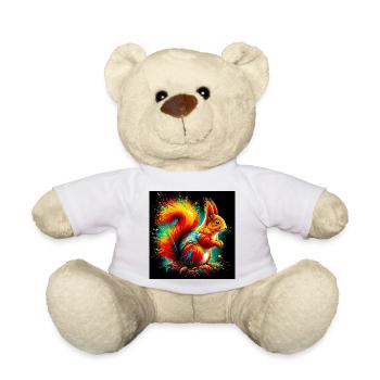 squirrel - Teddy Bear - white - Front