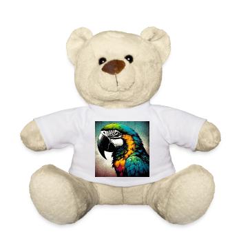 perroquet - Nounours - blanc - Devant