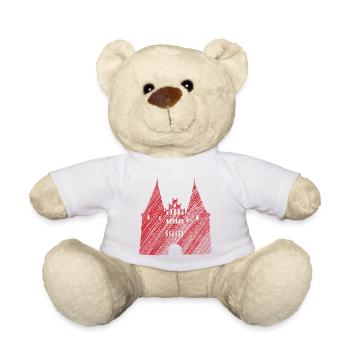 Holsten Gate Lübeck Red - Teddy Bear - white - Front
