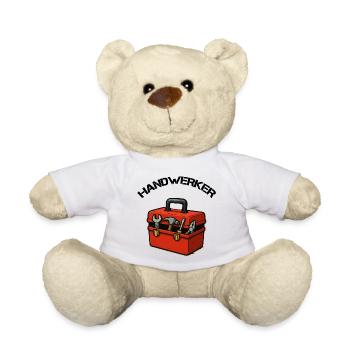 Roter Werkzeugkoffer Design - Teddy - Weiß - Vorne