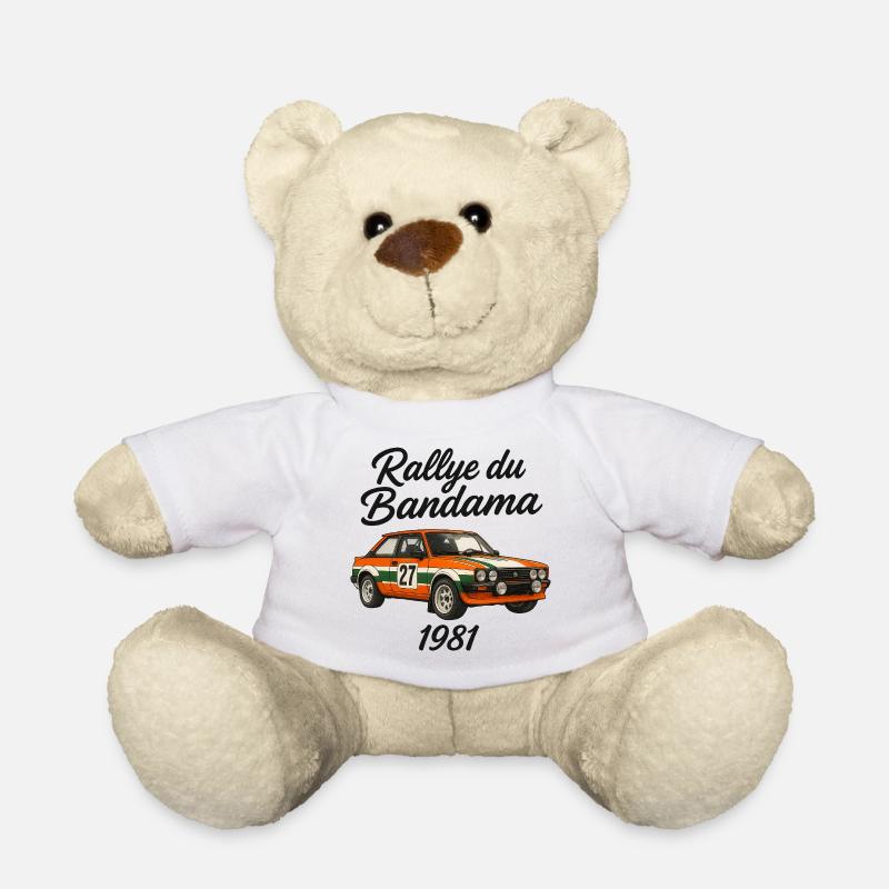 Bandama Rally 1981 - Teddy Bear - white