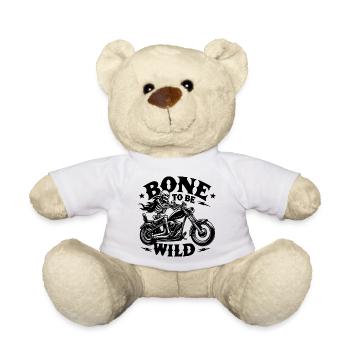 Bone to be Wild - Teddy - Weiß - Vorne