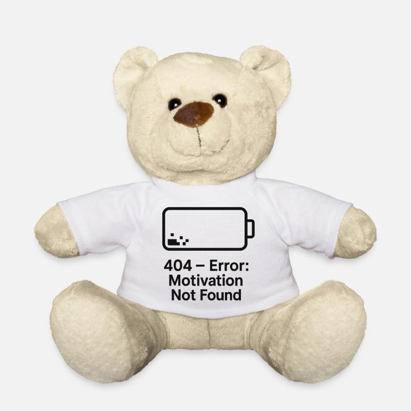 Error 404 Motivation not found - Teddy - Weiß