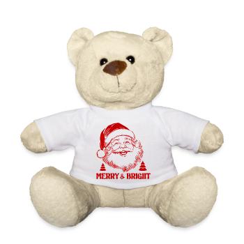 Santa Claus and Christmas - Teddy Bear - white - Front