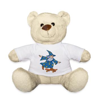 Starry Wizard Skateboard - Teddy - Weiß - Vorne