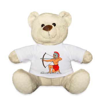 Signe du zodiaque Sagittaire - Nounours - blanc - Devant