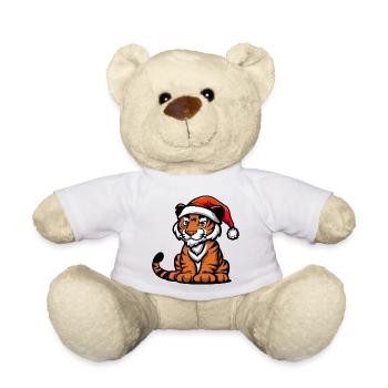 Noël du tigre - Nounours - blanc - Devant