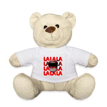 LALA Scream Typografie - Teddy - Weiß - Vorne