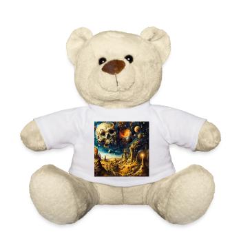 Kosmische Skelettlandschaft - Teddy - Weiß - Vorne