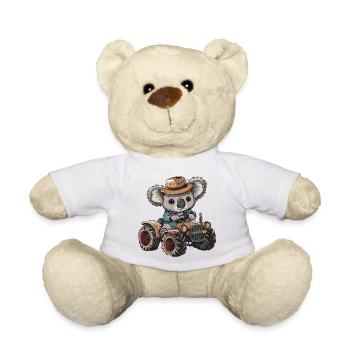 Koala Traktor Farmer - Teddy - Weiß - Vorne