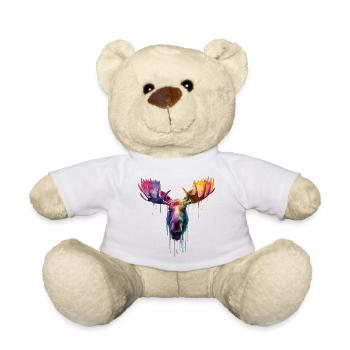 Moose Moose Head - Teddy Bear - white - Front