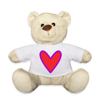 80. 80 YEARS. 80th ANNIVERSARY. 80 YEARS ANNIVERSARY. - Teddy Bear - white - Front