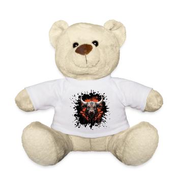 Taureau taureau Blobs - Nounours - blanc - Devant