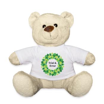 Essais et erreurs de la couronne de trèfle - Nounours - blanc - Devant