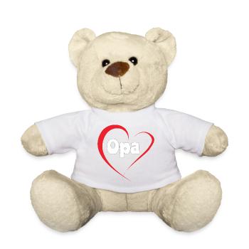 Grandpa Heart Love Design - Nounours - blanc - Devant