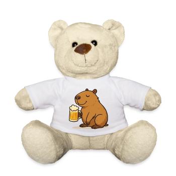 Capybara Bier - Teddy - Weiß - Vorne