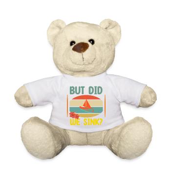 Boat saying - Teddy Bear - white - Front