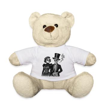 JAMES... ON SORT? - black & white - Nounours - blanc - Devant