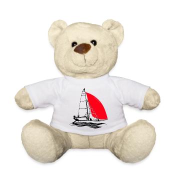 29er Jugend Segelboot Segeljolle Regatta segeln - Teddy - Weiß - Vorne