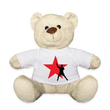 Badminton - Sport - Raquette - Nounours - blanc - Devant