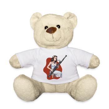 CLARINETIST #1 – Ton & Bild - Teddy - Weiß - Vorne