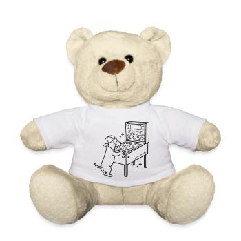 Pinball Pinball Teckel Kids - Nounours - blanc - Devant