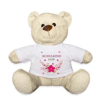 Schoolchild 2026 - Teddy Bear - white - Front