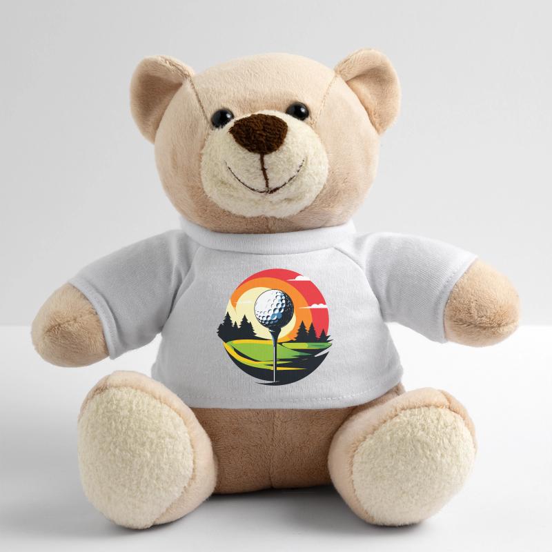Golf Ball Golf Terrain Golf Golf Thème du Golf Nounours