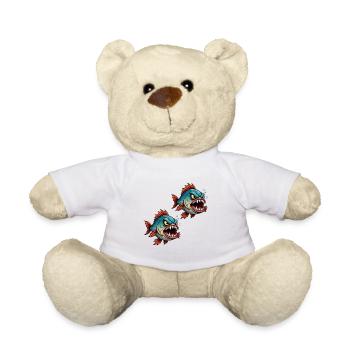 Piranha Tiefseejäger - Teddy - Weiß - Vorne