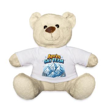 Après Ski Team Mountain Landscape - Teddy Bear - white - Front