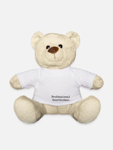 Professional OVERTHINKER Minimalist - Teddy - Weiß