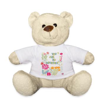 Tu es tellement important - Nounours - blanc - Devant
